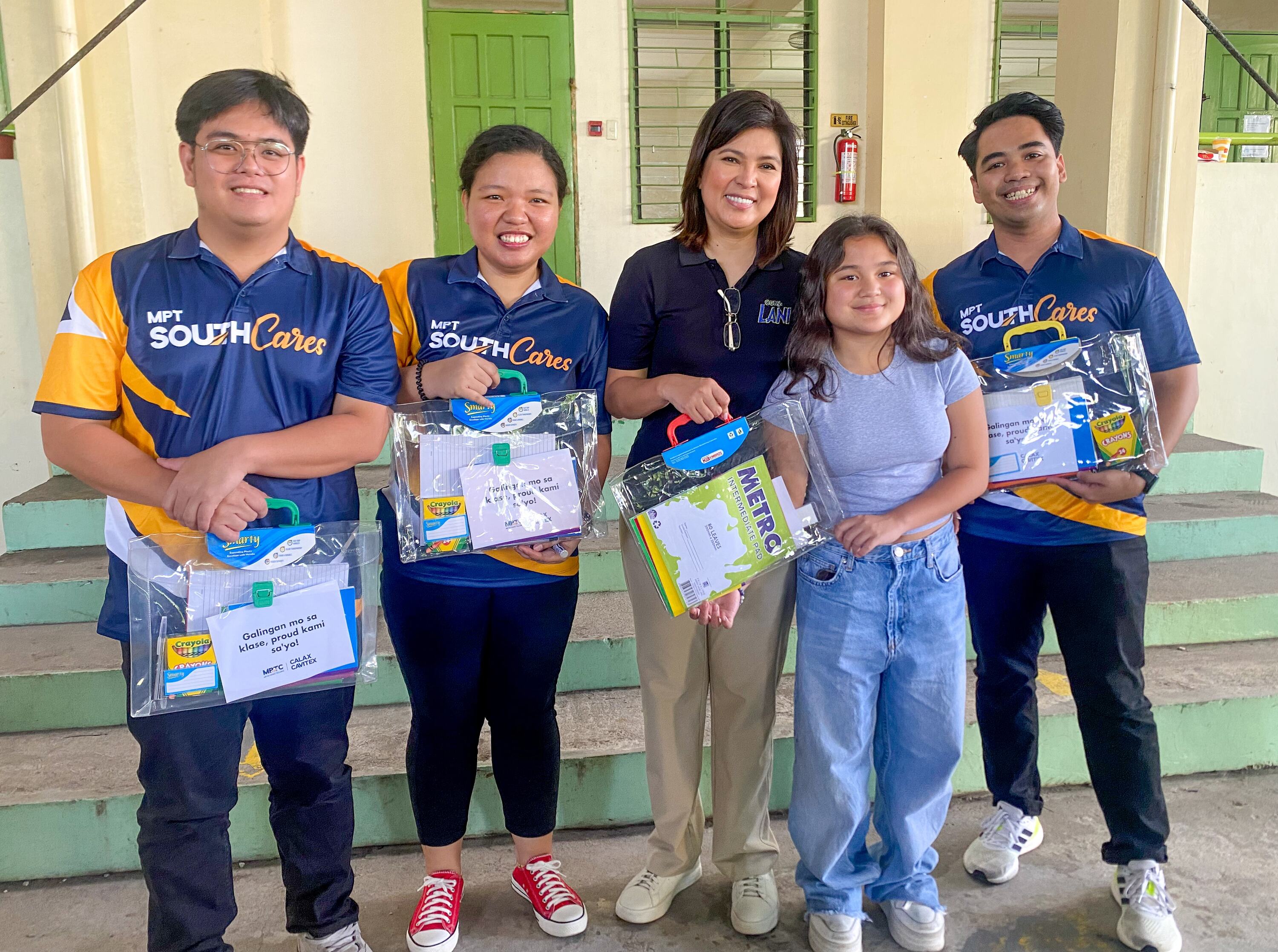 MPT South’s donation at Salinas Elementary School received by Cong. Lani Mercado Revilla